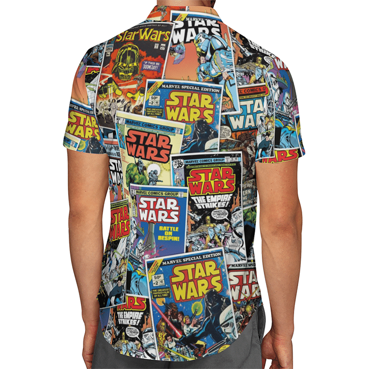 Star Wars Label Hawaiian Shirt Star Wars Label Hawaiian Shirt