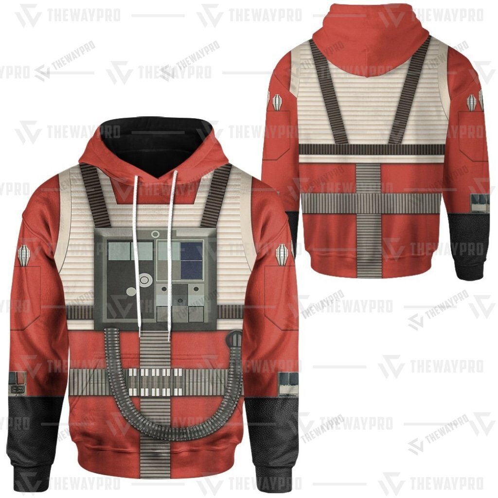 Star Wars Luke Skywalker Pilot 3D Hoodie Star Wars Luke Skywalker Pilot 3D Hoodie