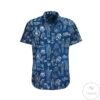 Star Wars Over Printed Navy Hawaiian Shirt