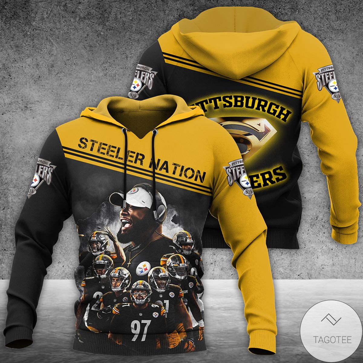 Steeler Nation 3D Hoodie Steeler Nation 3D Hoodie