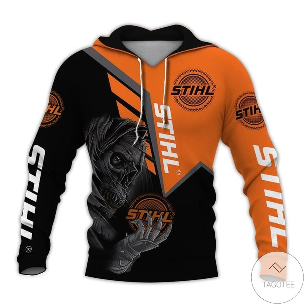 Stihl Chainsaw Skull All Over Printed 3D Hoodie Stihl Chainsaw Skull All Over Printed 3D Hoodie
