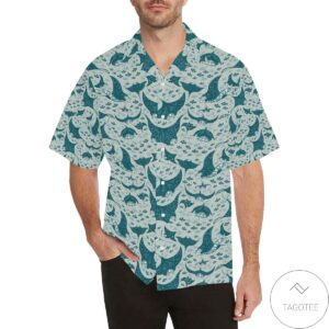 Stingray Pattern Hawaiian Shirt