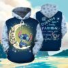 Stitch Baby Yoda I Love You To The Moon And Back 3D Shirt