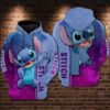 Stitch Galaxy All Over Printed 3D Hoodie