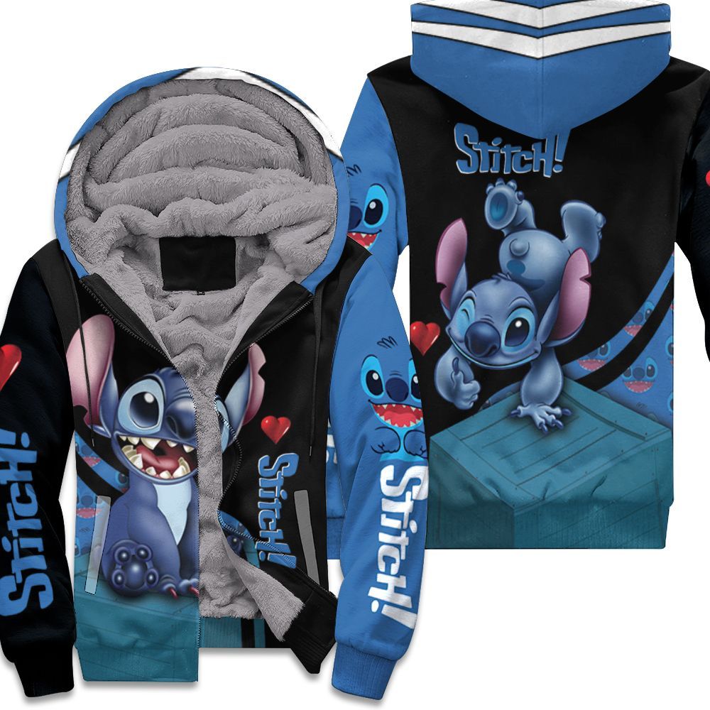 Stitch Heart 3D Fleece Hoodie Stitch Heart 3D Fleece Hoodie