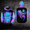 Stitch Heart Suicide Prevention Awareness Choose To Keep Going 3D Hoodie