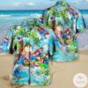 Stitch Santa On The Beach Hawaiian Shirt