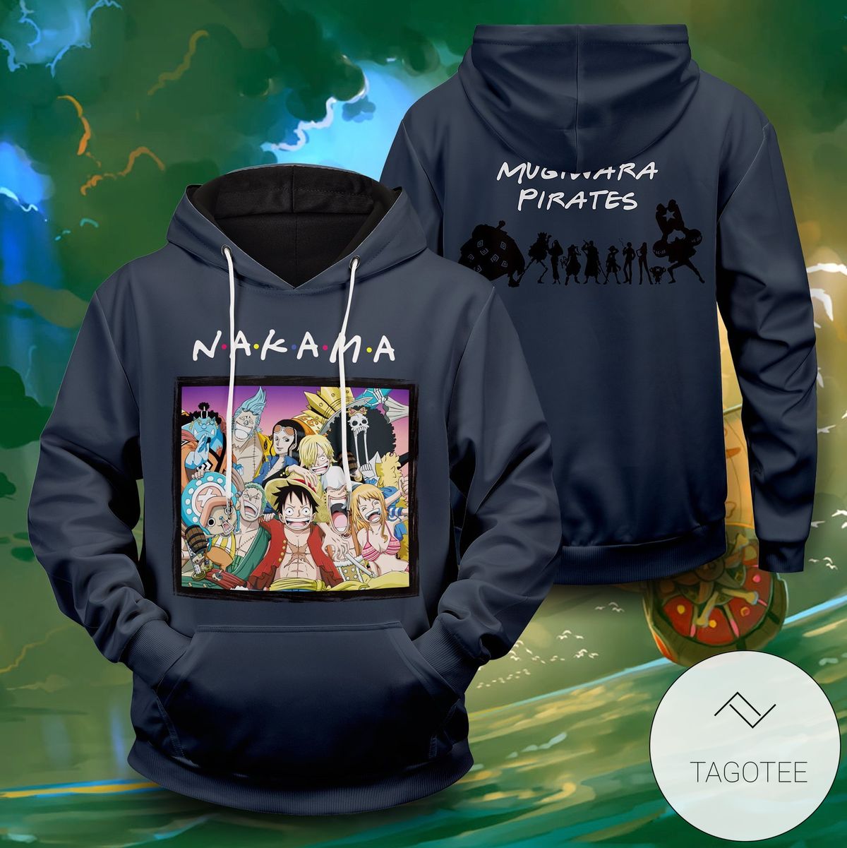Straw Hat Nakama Pullover Hoodie Straw Hat Nakama Pullover Hoodie