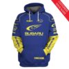 Subaru World Really Team 3D Over Print Hoodie