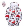 Sugar Skull Christmas 3D Hoodie