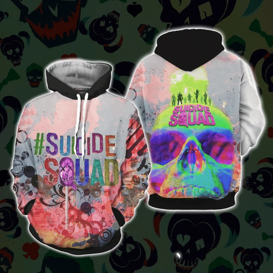 Suicide Squad 3D All Over Print Hoodie Suicide Squad 3D All Over Print Hoodie