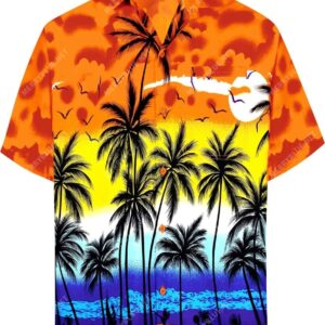 Summer Beach Sunset All Over Printed Hawaiian Shirt