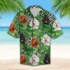 Summer Exotic Jungle Hawaiian Shirt Summer Button Up