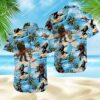 Summer Time Bigfoot Surfing All Over Print Hawaiian Shirt