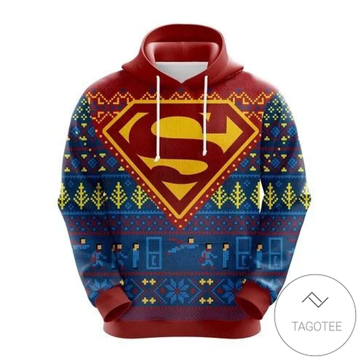 Superman Christmas Cute Noel 3D All Over Print Hoodie Superman Christmas Cute Noel 3D All Over Print Hoodie