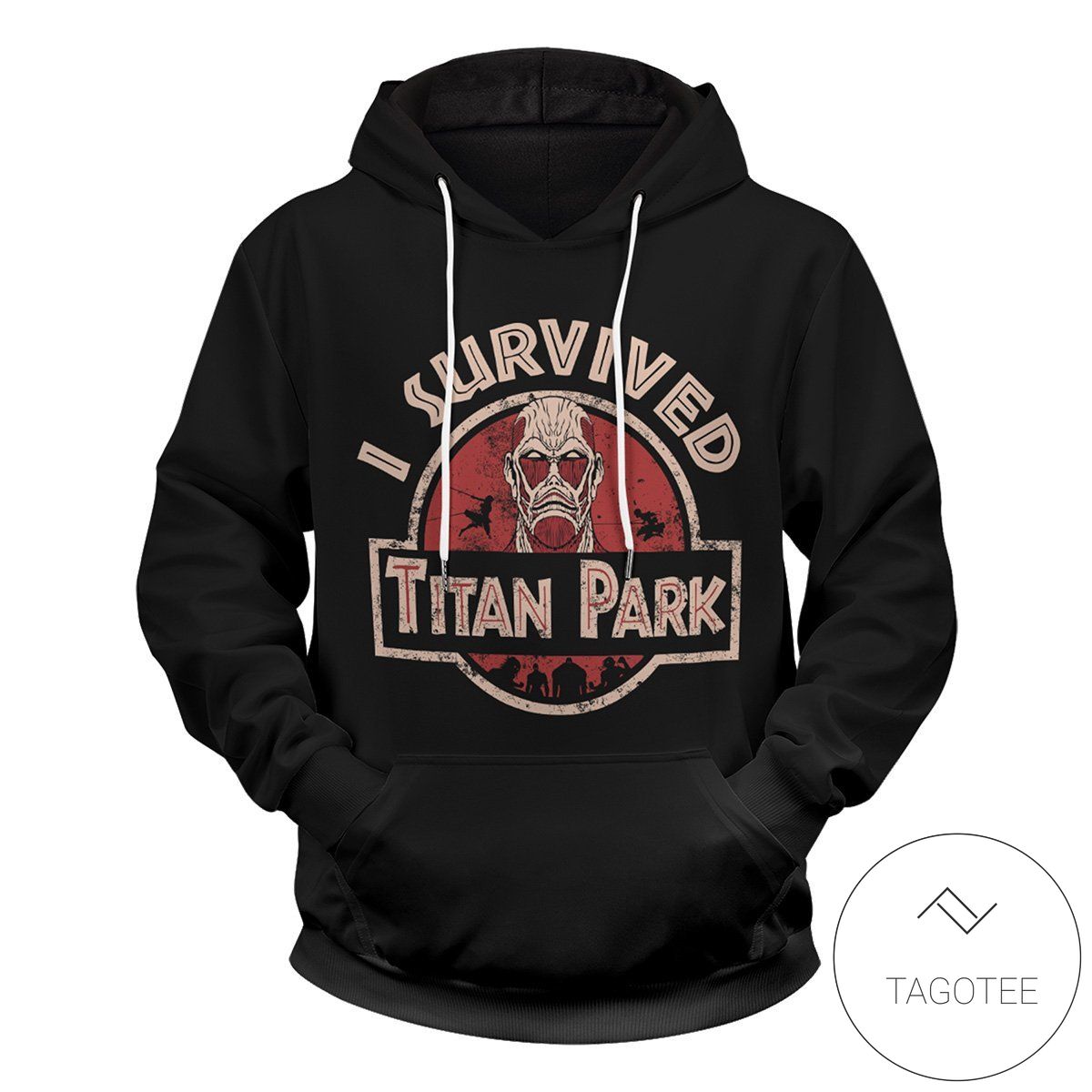 Survived Attack On Titan Pullover Hoodie Survived Attack On Titan Pullover Hoodie