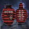 Sweet Dreams One Two Freddy Is Coming 3D Hoodie