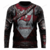 Tampa Bay Buccaneers Warrior Customized Hoodie Jersey