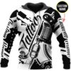 Tattoo Personalized Custom Name All Over Printed Hoodie