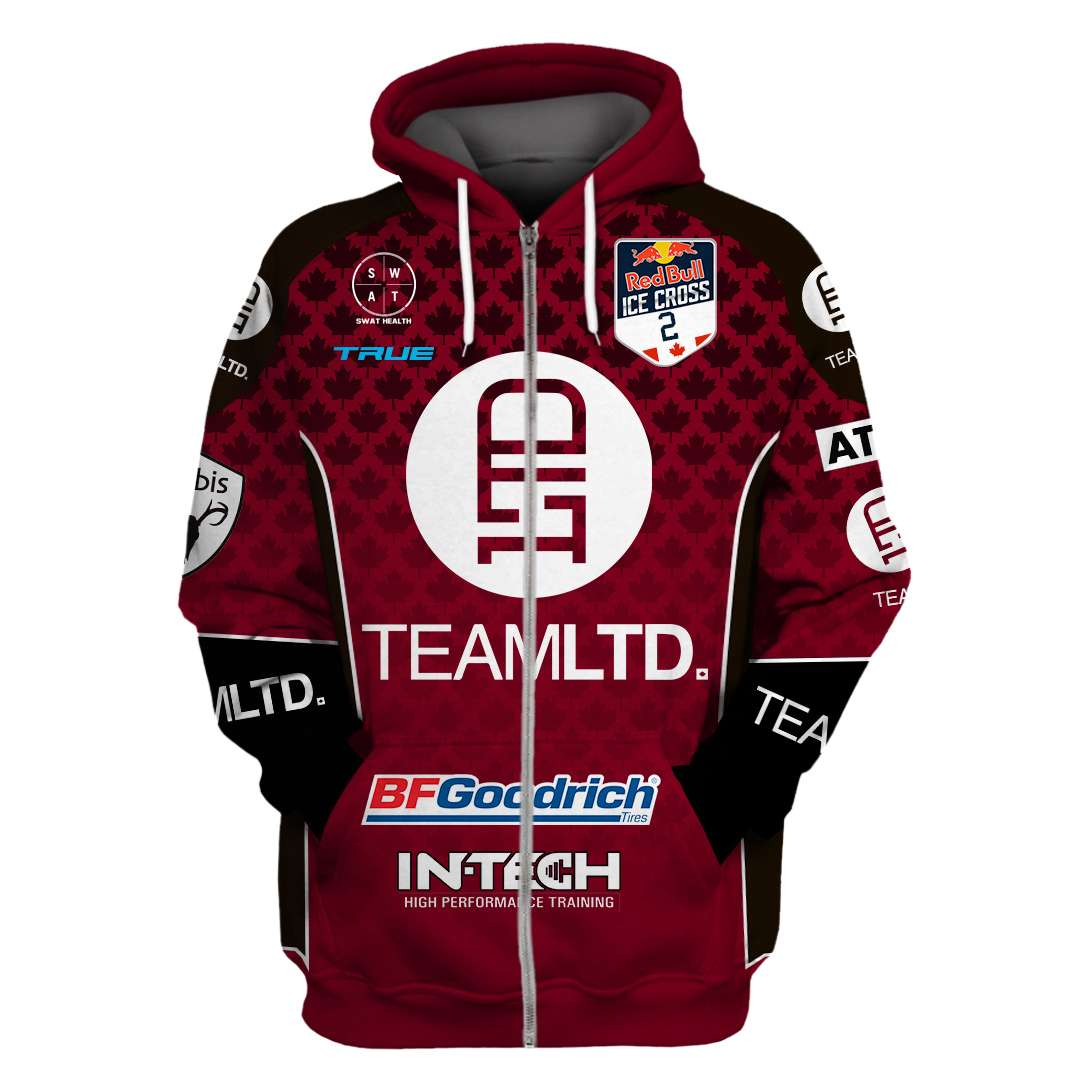 Team Ltd Bfgoodrich Kyle Croxall 3D Zip Hoodie Team Ltd Bfgoodrich Kyle Croxall 3D Zip Hoodie