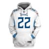 Tennessee Titans Derrick Henry 22 Nfl 3D Shirt