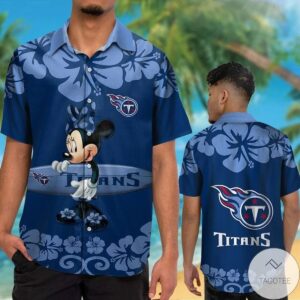Tennessee Titans & Minnie Mouse Hawaiian Shirt