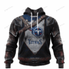 Tennessee Titans Warrior Customized Hoodie Jersey
