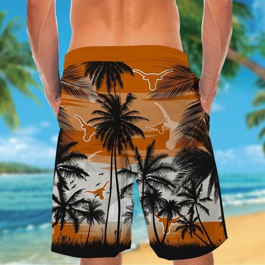 Texas Longhorns Tropical Hawaiian Shirt Short Texas Longhorns Tropical Hawaiian Shirt Short