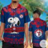 Texas Rangers Snoopy Hawaiian Shirt