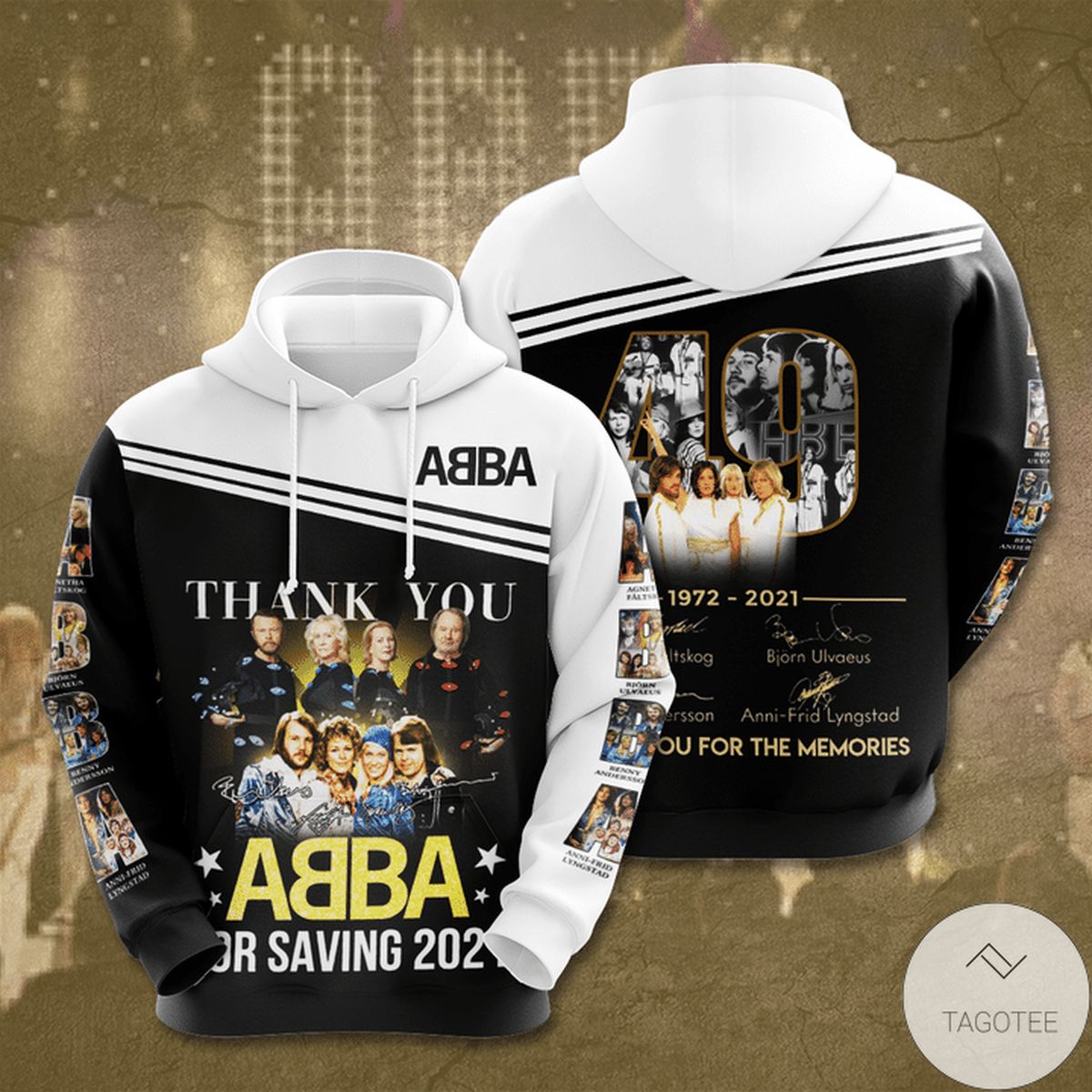 Thank You Abba For Saving 2021 3D Hoodie Thank You Abba For Saving 2021 3D Hoodie