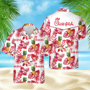 The Chick-Fil-A Full Printed Hawaiian Shirt