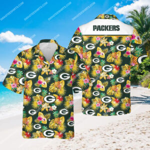 The Green Bay Packers Football Team All Over Print Hawaiian Shirt