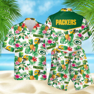 The Green Bay Packers Full Printed Hawaiian Shirt- Maria