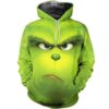 The Grinch Christmas 3D All Over Printed Hoodie