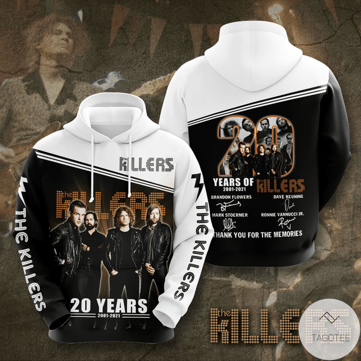 The Killer 20 Years Anniversary Thank You For The Memories 3D Hoodie The Killer 20 Years Anniversary Thank You For The Memories 3D Hoodie