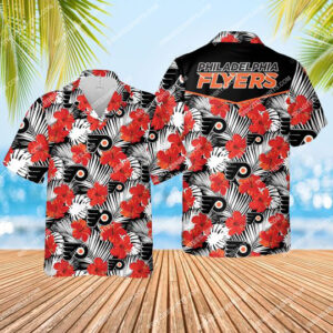 The Philadelphia Flyers Hockey Team All Over Print Hawaiian Shirt