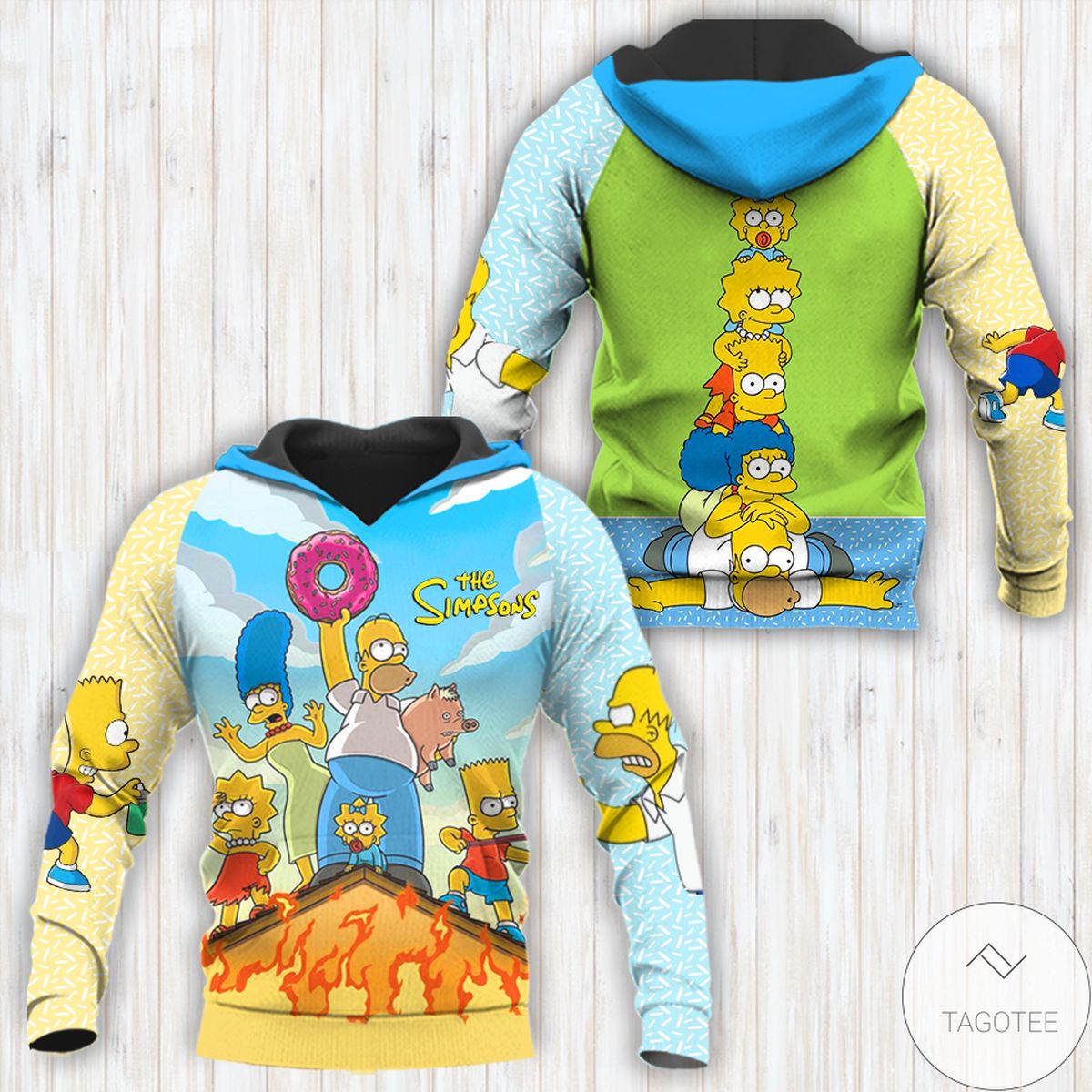 The Simpsons Family 3D Hoodie The Simpsons Family 3D Hoodie