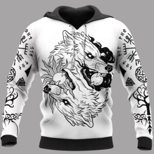 The Sons Of Fenrir Hati And Skoll 3D Hoodie And Shirt