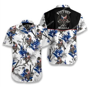 The Viking Victory Or Valhalla All Over Printed Hawaiian Shirt