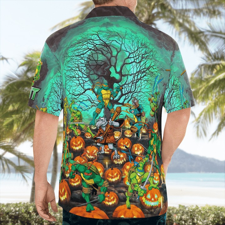 This Is My Human Costume I’M Actually A Tmnt Halloween Hawaiian Shirt This Is My Human Costume I’M Actually A Tmnt Halloween Hawaiian Shirt