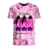 Three Girl Flowers Breast Cancer In October We Wear Pink 3D Shirt
