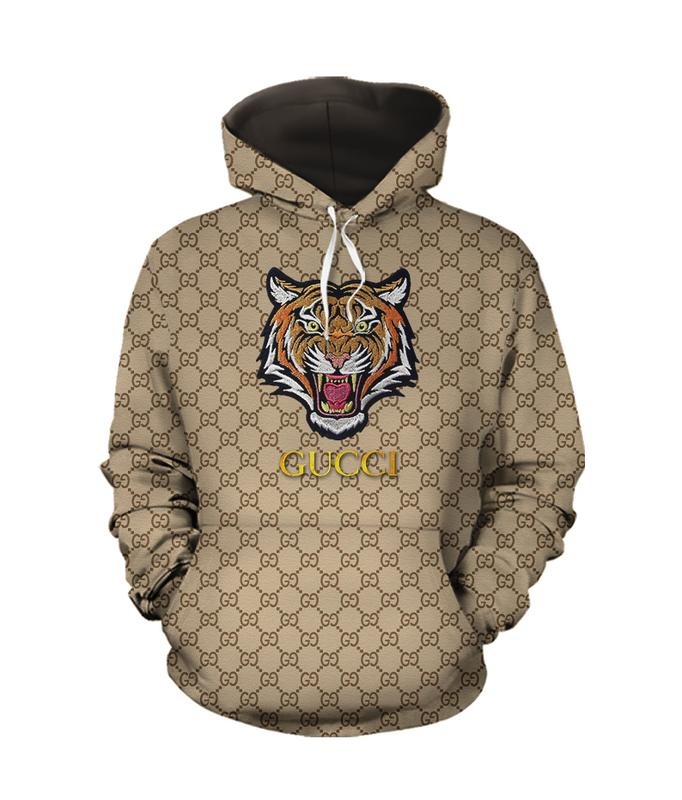 Tiger Gucci 3D Over Print Hoodie Tiger Gucci 3D Over Print Hoodie