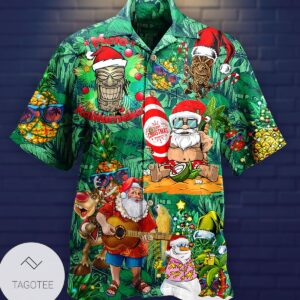 Tiki Love Christmas Limited Edition Hawaiian Shirt