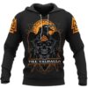 Till Valhalla Raven Viking 3D All Over Print Hoodie