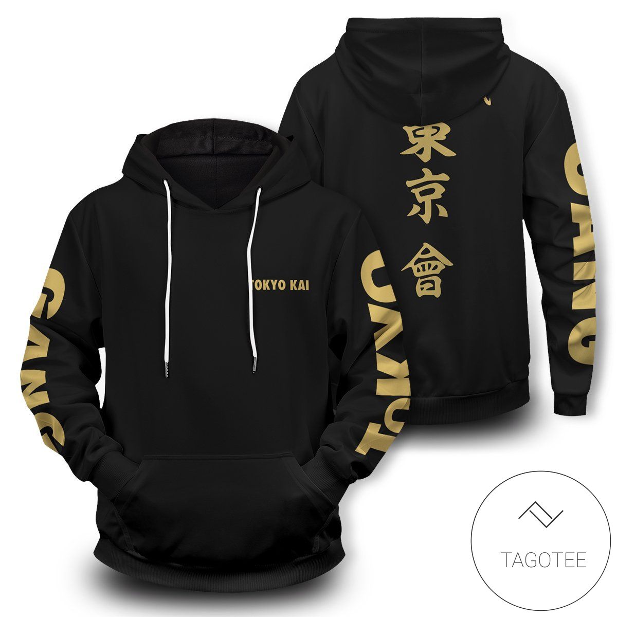 Tokyo Manjikai V2 Pullover Hoodie- Tagotee Tokyo Manjikai V2 Pullover Hoodie- Tagotee