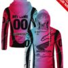 [Top-Selling] Custom Name Colorful Honda Dunlop Race Full Print Mask Hoodie