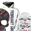 [Top-Selling] February Girl With Tatoos Pretty Eyes And Thick Thighs 3D Hoodie