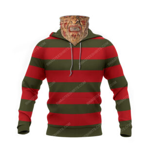 [Top-Selling] Freddy Krueger A Nightmare On Elm Street Full Print Mask Hoodie