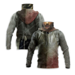 [Top-Selling] Horror Movie Leatherface For Halloween Full Print Mask Hoodie