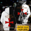 [Top-Selling] Knights Templar The Rise Of The Knight Templar 3D Full Printing Hoodie
